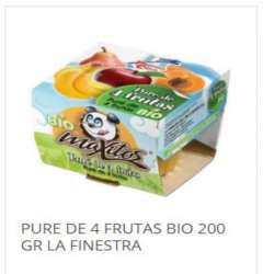 PURE DE 4 FRUTAS BIO 200 GR...