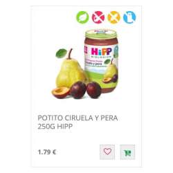 POTITO CIRUELA Y PERA 250G...