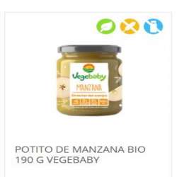 POTITO DE MANZANA BIO 190 G...