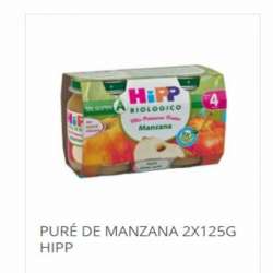 PURÉ DE MANZANA 2X125G HIPP