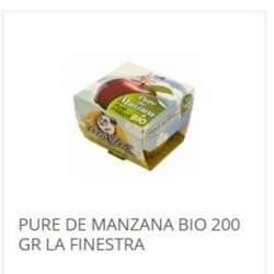 PURE DE MANZANA BIO 200 GR...